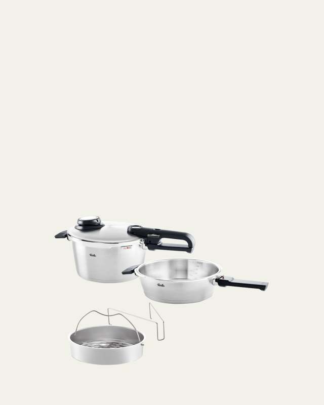 Vitavit Premium 4.8 qt. Pressure Cooker and 2.6 qt. Pressure Skillet Set